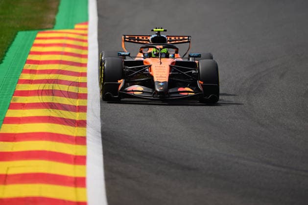 F1 Grand Prix of Belgium - Qualifying Lando Norris of the McLaren F1 Team drives during qualifying for the Belgian Grand Prix at the Spa-Francorchamps Circuit in Stavelot, Belgium. Stavelot Wallonia Belgium  Copyright: xAndreaxDiodatox originalFilename:diodato-belgiang260718_npbVM.jpg