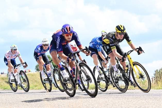 Tour de France 2026 Stage 14 LE MARKSTEIN, FRANCE - JULY 18 : Bittner Pavel (CZE) of Team Picnic PostNL, Rider of Team Visma Lease a Bike in action during stage 14 of the 113rd edition of Tour de France an UCI World Tour 2.UWT cycling road race stage for Men Elite of 155 km with start in Mulhouse and finish in Le Markstein on July 18, 2026 in Le Markstein, France, 18 07 2026 ( Motordriver Kurt Vandenborre - Le Markstein France  Copyright: xPeterxDexVoechtx
