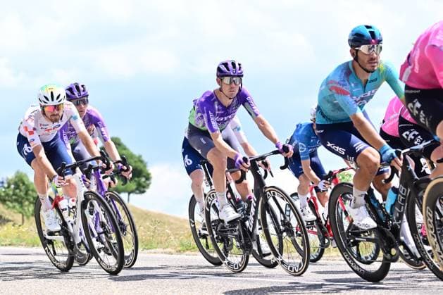 Tour de France 2026 Stage 14 LE MARKSTEIN, FRANCE - JULY 18 : Breuillard Nicolas (FRA) of TotalEnergies in action during stage 14 of the 113rd edition of Tour de France an UCI World Tour 2.UWT cycling road race stage for Men Elite of 155 km with start in Mulhouse and finish in Le Markstein on July 18, 2026 in Le Markstein, France, 18 07 2026 ( Motordriver Kurt Vandenborre - Le Markstein France  Copyright: xPeterxDexVoechtx