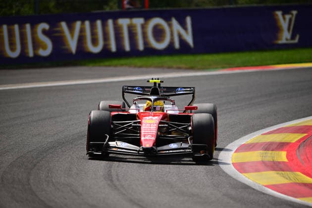F1 Grand Prix of Belgium - Qualifying Lewis Hamilton of Scuderia Ferrari drives during qualifying for the Belgian Grand Prix at the Spa-Francorchamps Circuit in Stavelot, Belgium. Stavelot Wallonia Belgium  Copyright: xAndreaxDiodatox originalFilename:diodato-belgiang260718_npTQq.jpg