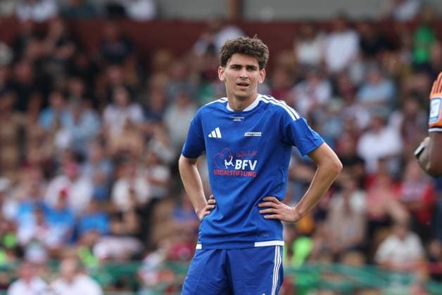 Finn Schmutterer 19 (TSV Bobingen), FC Augsburg vs. BFV-Schwaben-Auswahl, Fussball, 1. Bundesliga, Testspiel, Saison 2026 27, 18.07.2026 Augsburg Bayern Deutschland *** Finn Schmutterer 19, TSV Bobingen, FC Augsburg vs. BFV Schwaben Select Team, Soccer, Bundesliga 1, Friendly Match, 2026–27 Season, July 18, 2026, Augsburg, Bavaria, Germany Copyright: xkolbert-press ChristianxKolbertx