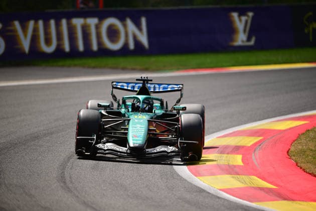 F1 Grand Prix of Belgium - Qualifying Lance Stroll of the Aston Martin Cognizant F1 Team drives during qualifying for the Belgian Grand Prix at the Spa-Francorchamps Circuit in Stavelot, Belgium. Stavelot Wallonia Belgium  Copyright: xAndreaxDiodatox originalFilename:diodato-belgiang260718_npbrQ.jpg