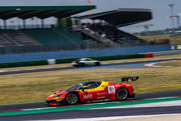 MOTORSPORTS - GT World Challenge - Misano - Round 5 Photo by IPA ABACAPRESS.COM86779772 - Matias ZAGAZETA and Tommaso MOSCA driving the ( 51) Ferrari 296 GT3 EVO for Team AF Corse during Round 5 of the GT World Challenge at Misano, Italy, on July 18, 2026 Misano Italy  Copyright: xIPAxSport ABACAx