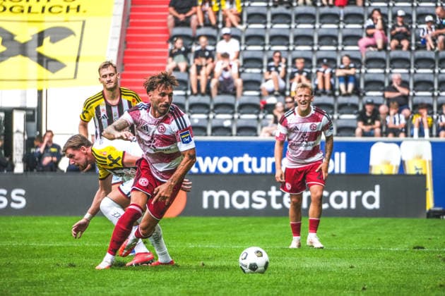 Fussball Österreich - 18.07.2026 - MatchPR Summer Series Upper Austria - Internationales Testspiel - LASK Linz vs. Fortuna Düsseldorf - Raiffeisen Arena (Linz, Österreich): Fabian Schleusener (Fortuna Düsseldorf) *** Soccer Austria July 18, 2026 MatchPR Summer Series Upper Austria International Friendly LASK Linz vs. Fortuna Düsseldorf Raiffeisen Arena, Linz, Austria Fabian Schleusener, Fortuna Düsseldorf Copyright: xLukasxBierederx