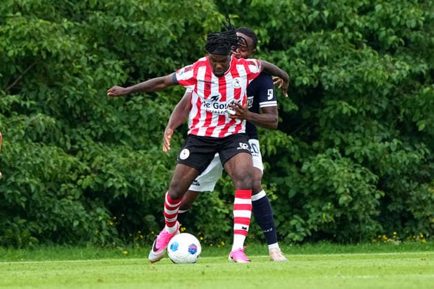 Friendly: Sparta Rotterdam v SV Meppen Delden - Joel Ideho of Sparta Rotterdam during a friendly in preparation of the 2026 2027 season. The match is set between Sparta Rotterdam and SV Meppen at Aparthotel Delden on 18 July 2026 in Delden, The Netherlands. (Hero Images Carlo Bruil) Copyright: xCarloxBruilx