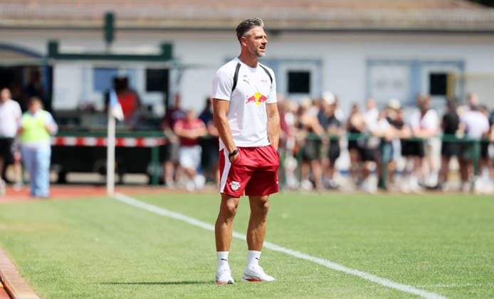 RB Leipzig Ð Altglienicke Testspiel Markranstädt, 18.07.2026, Stadion am Bad, Fussball, Testspiel , RB Leipzig vs. VSG Altglienicke , Im Bild: Trainer Martin Demichelis, RB Leipzig , Nur zur redaktionellen Nutzung. Only editorial use. , *** RB Leipzig vs. Altglienicke Friendly Match, Markranstädt, July 18, 2026, Stadion am Bad, Soccer, Friendly Match, RB Leipzig vs. VSG Altglienicke, Pictured: Coach Martin Demichelis, RB Leipzig, For editorial use only, Picture Point