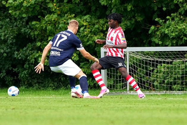 Friendly: Sparta Rotterdam v SV Meppen Delden - Joel Ideho of Sparta Rotterdam during a friendly in preparation of the 2026 2027 season. The match is set between Sparta Rotterdam and SV Meppen at Aparthotel Delden on 18 July 2026 in Delden, The Netherlands. (Hero Images Carlo Bruil) Copyright: xCarloxBruilx