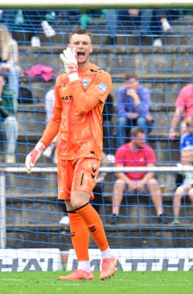 18.07.2026, GER, Fußball, Testsspiel, Verden, FC Verden 04 vs SV Werder Bremen Torwart Karl Hein (Werder 01) Verden (Aller) Stadion Berliner Ring Niedersachsen Deutschland *** July 18, 2026, GER, Soccer, Friendly Match, Verden, FC Verden 04 vs. SV Werder Bremen, Goalie Karl Hein, Werder 01, Verden Aller Stadium, Berliner Ring, Lower Saxony, Germany Copyright: xnordphotoxGmbH xWitkex