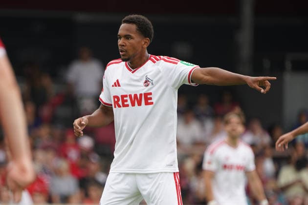 18 .07.2026, Fussball, Köln, Testspiel, Freundschaftsspiel, FC Rheinsüd Köln vs 1.FC Köln, südstadion Köln, Niang Youssoupha 1.FC Köln, Aktion, Einzelbild *** July 18, 2026, Soccer, Cologne, Exhibition Match, Friendly Match, FC Rheinsüd Köln vs. 1. FC Köln, Südstadion Cologne, Youssoupha Niang (1. FC Köln), Action, Still Image