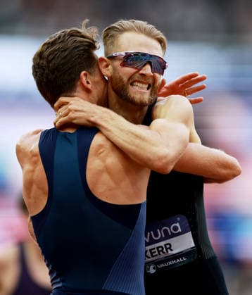 Josh Kerr of Great Britain wins the Mens 1 mile to set a new World record with a time of 3:42.66. The London Athletics Meet, Wanda Diamond League, London Stadium, London, UK - 18 Jul 2026London London Stadium United Kingdom  Copyright: xJamesxMarsh Shutterstockx 16996766br