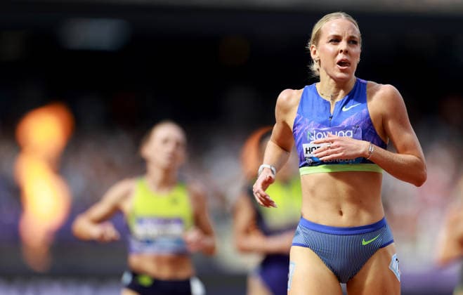 Keely Hodgkinson of Great Britain wins the 800m Women. The London Athletics Meet, Wanda Diamond League, London Stadium, London, UK - 18 Jul 2026London London Stadium United Kingdom  Copyright: xJamesxMarsh Shutterstockx 16996766cl