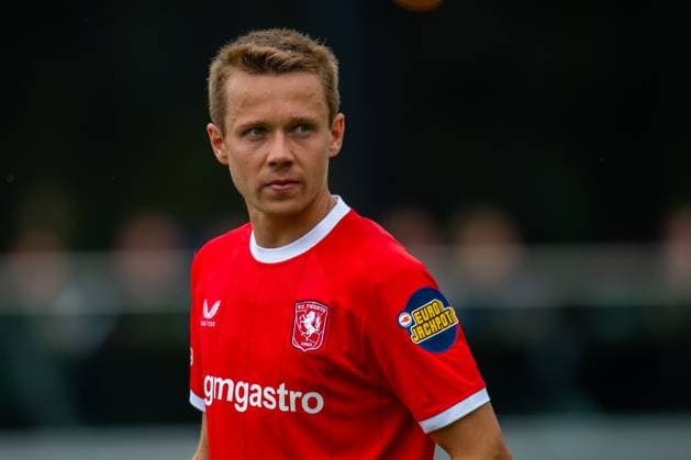 DELDEN , 18-07-2026 , Sportpark de Scheetheuvel , season 2026 2027 , Dutch Pre-season football , match between FC Twente and KAA Gent, picture shows FC Twente player Mathias Kjolo Twente - Gent (friendly)  x205089559x Copyright: