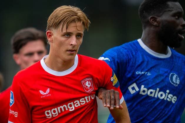 DELDEN , 18-07-2026 , Sportpark de Scheetheuvel , season 2026 2027 , Dutch Pre-season football , match between FC Twente and KAA Gent, picture shows FC Twente player Max Bruns Twente - Gent (friendly)  x205089560x Copyright: