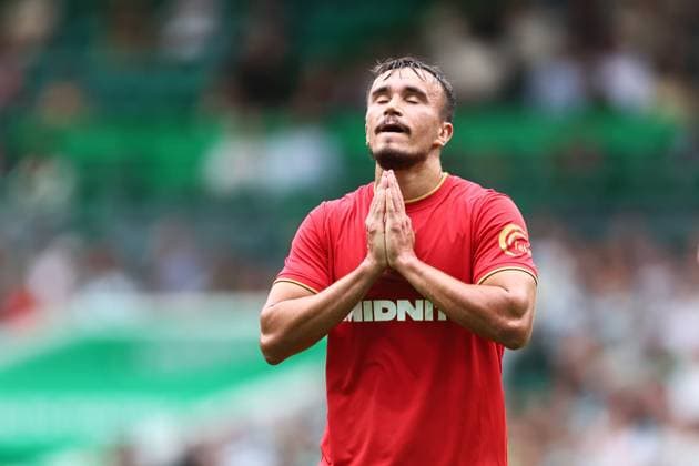 David Strelec of Middlesbrough dejected Celtic v Middlesbrough, Pre Season Friendly, Football, Celtic Park, Glasgow, Scotland, UK - 18 Jul 2026Glasgow Celtic Park United Kingdom  Copyright: xPhilxOldham Shutterstockx 16995445aj