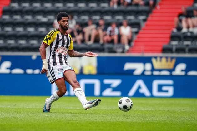 SOCCER - LASK vs Duesseldorf, test match LINZ,AUSTRIA,18.JUL.26 - SOCCER - ADMIRAL Bundesliga, 3. Liga, Linzer ASK vs Fortuna Duesseldorf, test match. Image shows Miguel Freckleton (LASK).  GEPAxpictures xManuelxBinder