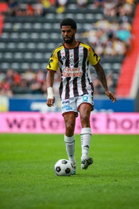 SOCCER - LASK vs Duesseldorf, test match LINZ,AUSTRIA,18.JUL.26 - SOCCER - ADMIRAL Bundesliga, 3. Liga, Linzer ASK vs Fortuna Duesseldorf, test match. Image shows Miguel Freckleton (LASK).  GEPAxpictures xManuelxBinder