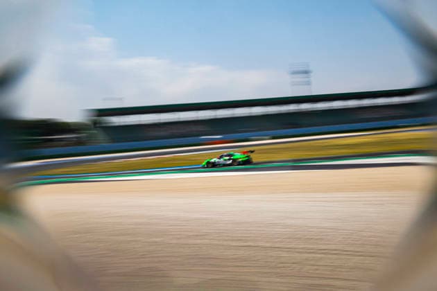 GT World Challenge Misano 2026 - Qualify Dmitry Gvazava and Loris Cabirou drive the ( 55) Porsche 911 GT3 R (992) EVO of team Dinamic GT during Qualify 1 of the fifth round of the GT World Challenge Europe by AWS at Misano World Circuit - Marco Simoncelli in Misano, Italy, on July 18, 2026. Misano Italy Italy  Copyright: xFabioxPellicciax originalFilename:pelliccia-gtworldc260718_npTlz.jpg