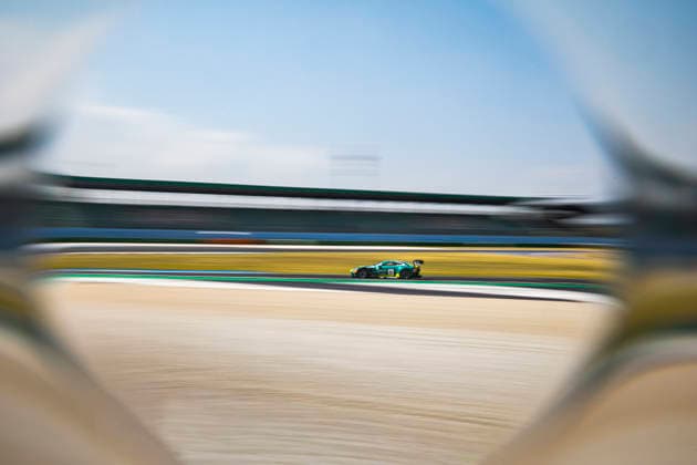 GT World Challenge Misano 2026 - Qualify Oliver Soderstrom and Arthur Dorison drive the ( 21) Aston Martin Vantage AMR GT3 EVO of team Comtoyou Racing during Qualifying 1 of the fifth round of the GT World Challenge Europe by AWS at the Misano World Circuit - Marco Simoncelli in Misano, Italy, on July 18, 2026. Misano Italy Italy  Copyright: xFabioxPellicciax originalFilename:pelliccia-gtworldc260718_npo9k.jpg