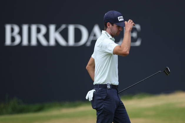 154th Open Golf Championships - Round 3 Alex Smalley of the USA reacts after his round at the British Open Golf Championships at Royal Birkdale in Southport, Britain, 18 July 2026. SOUTHPORT UNITED KINGDOM  Copyright: xADAMxVAUGHANx