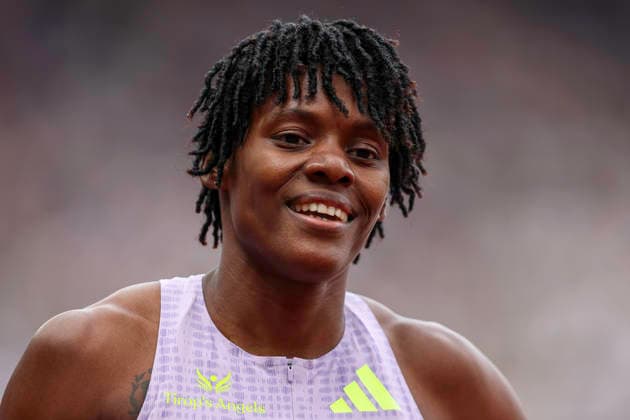 2026 Wanda Diamond League - Novuna London Athletics Meet Marileidy Paulino of the Dominican Republic relaxes following her win during the Women s 400m event at the Wanda Diamond League meeting at the London Stadium in Stratford, London. United Kingdom  Copyright: xMIxNewsx originalFilename:fletcher-wandadua260718_npi7F.jpg