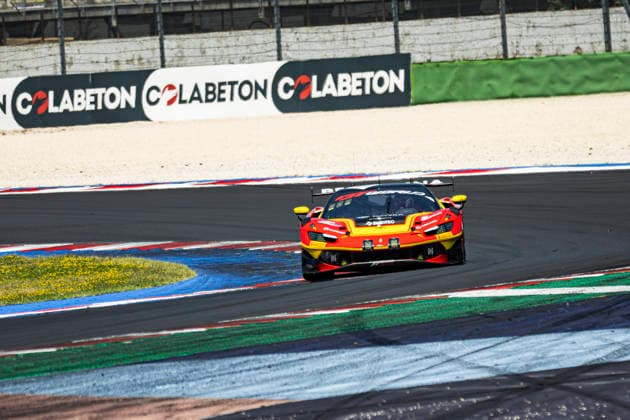 GT World Challenge Misano 2026 - Qualify Matias Zagazeta and Tommaso Mosca drive the ( 51) Ferrari 296 GT3 EVO of team AF Corse during Qualifying 1 of the fifth round of the GT World Challenge Europe by AWS at the Misano World Circuit - Marco Simoncelli in Misano, Italy, on July 18, 2026. Misano Italy Italy  Copyright: xFabioxPellicciax originalFilename:pelliccia-gtworldc260718_npN7Q.jpg