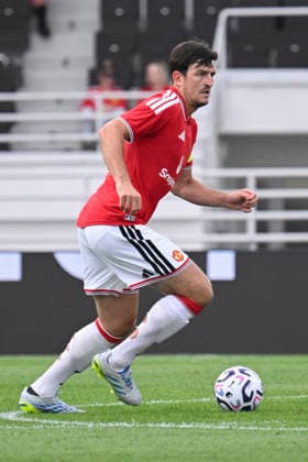 LKS 20260718 Manchester United, ManU s Harry Maguire during football opening pre-season friendly match between Manchester United and Wrexham AFC at Helsinki Olympic Stadium in Helsinki, Finland on July 18, 2026. - MARKKU ULANDER Helsinki Finland kzPG913YfJU  Copyright: xMarkkuxUlanderx kzPG913YfJU