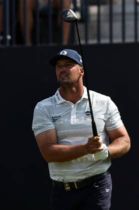RECORD DATE NOT STATED 18th July 2026; Royal Birkdale Golf Club, Southport, Merseyside, England; The Open Championship Round Three; Bryson Dechambeau (USA) plays from the first tee DavidxBlunsden