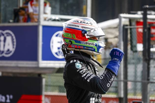 SPA - Andrea Kimi Antonelli (Mercedes-AMG PETRONAS Formula One Team) after qualifying at the Spa-Francorchamps circuit for the Belgian Grand Prix. SEM VAN DER WAL ANP xVIxANPxSportx xxANPxIVx 563783145 originalFilename: 563783145.jpg