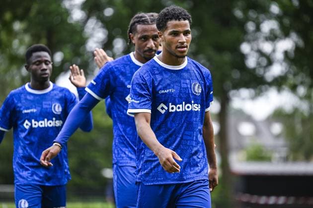 Gent s Momodou Lamin Sonko pictured after a friendly game between KAA Gent and Dutch FC Twente, at the summer training camp of Belgian first division soccer team KAA Gent in De Lutte, Losser, the Netherlands on Saturday 18 July 2026, to prepare for the upcoming 2026-2027 season. TOM GOYVAERTS TomxGoyvaerts  x181422604x