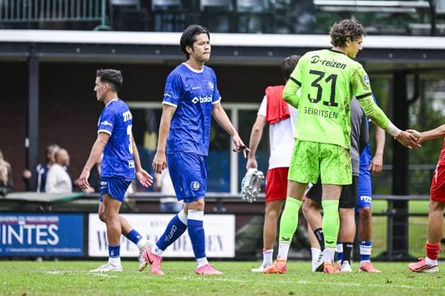 Gent s Atsuki Ito pictured after a friendly game between KAA Gent and Dutch FC Twente, at the summer training camp of Belgian first division soccer team KAA Gent in De Lutte, Losser, the Netherlands on Saturday 18 July 2026, to prepare for the upcoming 2026-2027 season. TOM GOYVAERTS TomxGoyvaerts  x181422607x