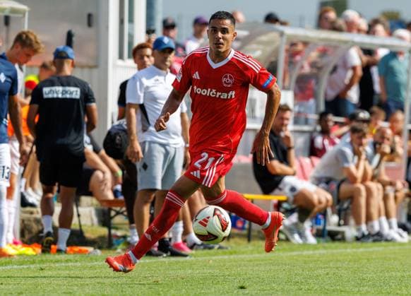 18.07.2026 - Fussball - Saison 2026 2027 - Testspiel Freundschaftsspiel Vorbereitungsspiel: 1. FC Nürnberg Nuernberg FCN ( Club ) - SV Waldhof Mannheim 07 - Sportfoto Zink DaMa - xdaxmax - Ioannis Masouras (21, 1. FC Nürnberg FCN ) *** July 18, 2026 Soccer Season 2026–2027 Exhibition Match Friendly Match Preseason Match 1 FC Nürnberg Nuremberg FCN Club SV Waldhof Mannheim 07 Sportfoto Zink DaMa xdaxmax Ioannis Masouras 21, 1 FC Nuremberg FCN