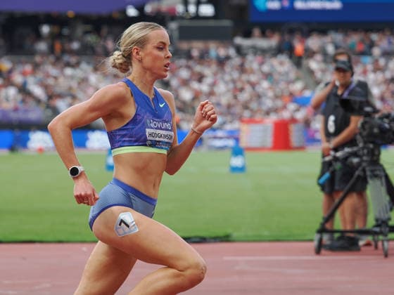 Keely Hodgkinson leads out in the 800 metres and final event during the Diamond League Athletics at the London Stadium, Queen Elizabeth Olympic Park , London, England on 18 July 2026. Copyright: xPhilxHutchinsonx 45280034