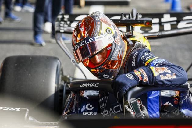 SPA - Max Verstappen (Oracle Red Bull Racing) after qualifying at the Spa-Francorchamps circuit for the Belgian Grand Prix. SEM VAN DER WAL ANP xVIxANPxSportx xxANPxIVx 563783677 originalFilename: 563783677.jpg