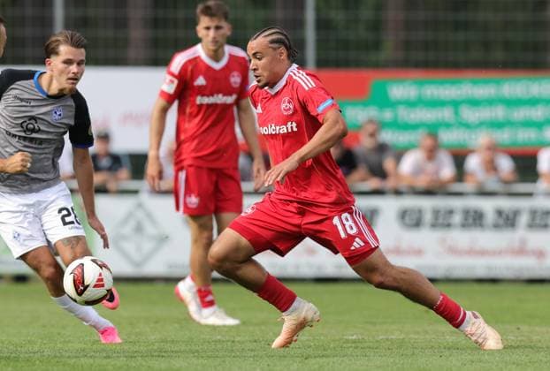 18.07.2026 - Fussball - Saison 2026 2027 - Testspiel Freundschaftsspiel Vorbereitungsspiel: 1. FC Nürnberg Nuernberg FCN ( Club ) - SV Waldhof Mannheim 07 - Sportfoto Zink DaMa - xdaxmax - Rafael Lubach (18, 1. FC Nürnberg FCN ) *** July 18, 2026 Soccer Season 2026–2027 Exhibition Match Friendly Match Preseason Match 1 FC Nürnberg Nuremberg FCN Club SV Waldhof Mannheim 07 Sports Photo Zink DaMa xdaxmax Rafael Lubach 18, 1 FC Nuremberg FCN