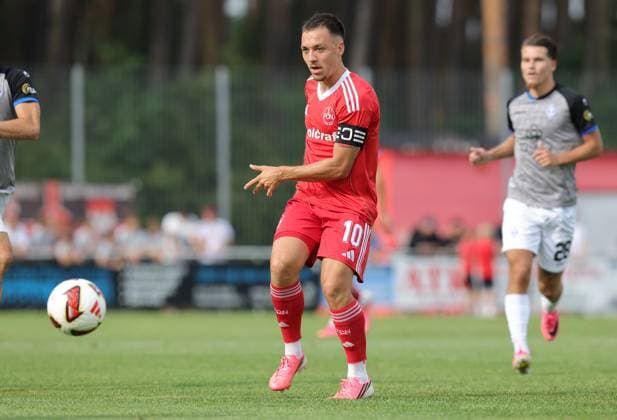18.07.2026 - Fussball - Saison 2026 2027 - Testspiel Freundschaftsspiel Vorbereitungsspiel: 1. FC Nürnberg Nuernberg FCN ( Club ) - SV Waldhof Mannheim 07 - Sportfoto Zink DaMa - xdaxmax - Julian Justvan (10, 1. FC Nürnberg FCN ) *** July 18, 2026 Soccer Season 2026–2027 Exhibition Match Friendly Match Preseason Match 1 FC Nürnberg Nuremberg FCN Club SV Waldhof Mannheim 07 Sports Photo Zink DaMa xdaxmax Julian Justvan 10, 1 FC Nuremberg FCN