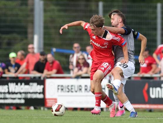 18.07.2026 - Fussball - Saison 2026 2027 - Testspiel Freundschaftsspiel Vorbereitungsspiel: 1. FC Nürnberg Nuernberg FCN ( Club ) - SV Waldhof Mannheim 07 - Sportfoto Zink DaMa - xdaxmax - Marko Soldic (16, 1. FC Nürnberg FCN ) Denis Kryeziu (22, SV Waldhof Mannheim 07 SVW07 ) Kushtrim Asallari (20, SV Waldhof Mannheim 07 SVW07 ) *** July 18, 2026 Soccer Season 2026–2027 Exhibition Match Friendly Match Preseason Match 1 FC Nürnberg (Nuremberg) FCN Club SV Waldhof Mannheim 07 Sports Photo Zink DaMa xdaxmax Marko Soldic 16, 1 FC Nuremberg FCN Denis Kryeziu 22, SV Waldhof Mannheim 07 SVW07 Kushtrim Asallari 20, SV Waldhof Mannheim 07 SVW07