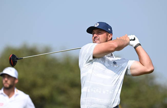 Bryson Dechambeau (USA) on the 2nd Tee 154th Open Golf Championships, Royal Birkdale, Southport, UK - 18 Jul 2026Southport Royal Birkdale United Kingdom  Copyright: xGreigxCowie Shutterstockx 16988298ah