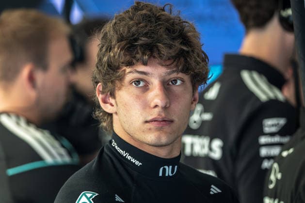 2026 Formula One Belgian Grand Prix Circuit de Spa-Francorchamps, Stavelot, Belgium. 18.July.2026; Andrea Kimi Antonelli of Italy and Mercedes-AMG PETRONAS F1 Team during Free Practice 3 Formula One Belgian Grand Prix Stavelot Circuit de Spa-Francorchamps Belgium Copyright: xJayxHiranox