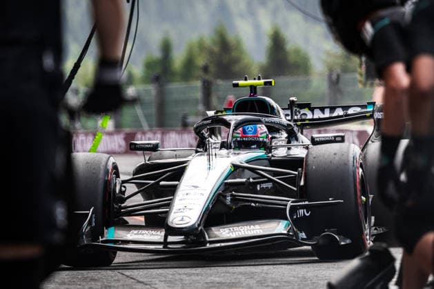 2026 Formula One Belgian Grand Prix Circuit de Spa-Francorchamps, Stavelot, Belgium. 18.July.2026; Andrea Kimi Antonelli of Italy and Mercedes-AMG PETRONAS F1 Team during Free Practice 3 Formula One Belgian Grand Prix Stavelot Circuit de Spa-Francorchamps Belgium Copyright: xJayxHiranox