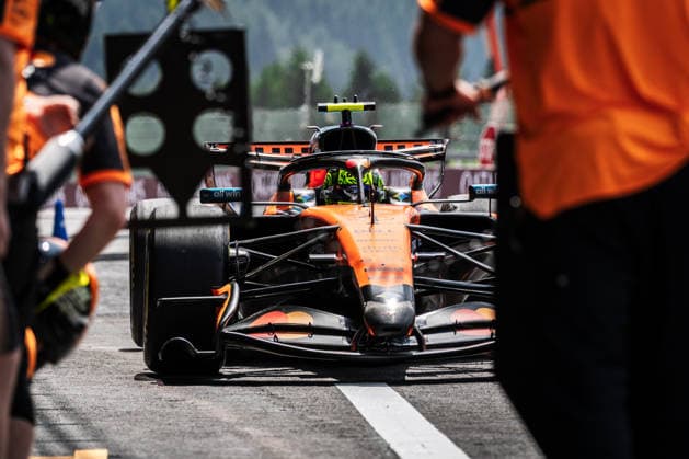2026 Formula One Belgian Grand Prix Circuit de Spa-Francorchamps, Stavelot, Belgium. 18.July.2026; Lando Norris of Great Britain and McLaren Mastercard F1 Team during Free Practice 3 Formula One Belgian Grand Prix Stavelot Circuit de Spa-Francorchamps Belgium Copyright: xJayxHiranox