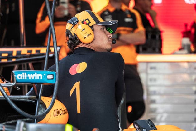 2026 Formula One Belgian Grand Prix Circuit de Spa-Francorchamps, Stavelot, Belgium. 18.July.2026; Lando Norris of Great Britain and McLaren Mastercard F1 Team during Free Practice 3 Formula One Belgian Grand Prix Stavelot Circuit de Spa-Francorchamps Belgium Copyright: xJayxHiranox