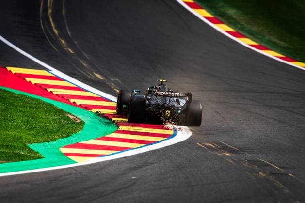 2026 Formula One Belgian Grand Prix Circuit de Spa-Francorchamps, Stavelot, Belgium. 18.July.2026; Andrea Kimi Antonelli of Italy and Mercedes-AMG PETRONAS F1 Team during qualifying Formula One Belgian Grand Prix Stavelot Circuit de Spa-Francorchamps Belgium Copyright: xJayxHiranox
