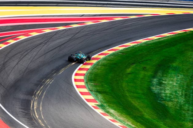 2026 Formula One Belgian Grand Prix Circuit de Spa-Francorchamps, Stavelot, Belgium. 18.July.2026; Fernando Alonso of Spain and Aston Martin Aramco F1 Team during qualifying Formula One Belgian Grand Prix Stavelot Circuit de Spa-Francorchamps Belgium Copyright: xJayxHiranox