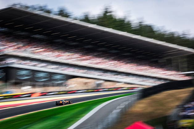 2026 Formula One Belgian Grand Prix Circuit de Spa-Francorchamps, Stavelot, Belgium. 18.July.2026; Lando Norris of Great Britain and McLaren Mastercard F1 Team during qualifying Formula One Belgian Grand Prix Stavelot Circuit de Spa-Francorchamps Belgium Copyright: xJayxHiranox