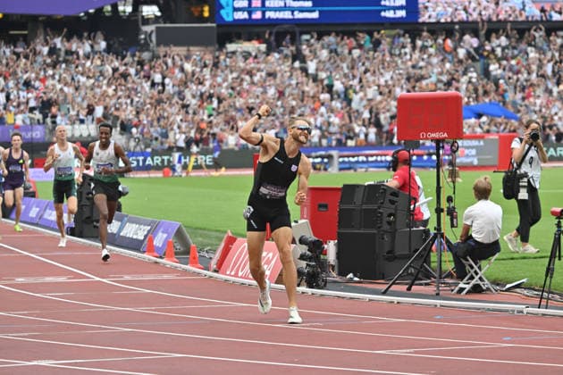 Josh KERR, Novuna London Athletics Meet, London, UK. 18 July 2026. London, UK, Josh KERR wins the Mens 1 Mile to secure a new World Record during the Novuna London Athletics Meet 2026, part of the Wanda Diamond League at London Stadium, Queen Elizabeth Park, London, UK., Credit:Lee Floyd Lee Floyd - B3214 Avalon UK, London, London Stadium, Queen Elizabeth  Copyright: xLeexFloydx xLeexFloydx-xB3214x xAvalonx 1117204444