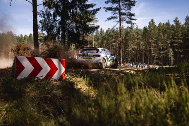 AUTO - WRC, Motorsport Rallye, WM - RALLY ESTONIA 2026 25 Emil LINDHOLM, Gabriel MORALES, SKODA Fabia RS, action during the 2026 Rally Estonia, 8th round of the 2026 WRC WORLD RALLY CAR CHAMPIONSHIP, from July 16 to 29, 2026 at Tartu, Estonia - TartuEstonia  Copyright: xNikosxKatikisx