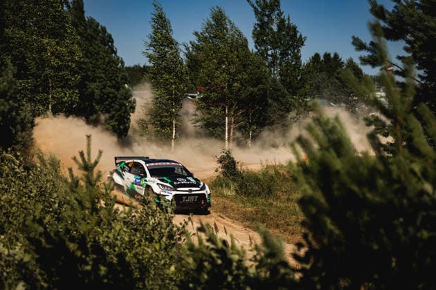 AUTO - WRC, Motorsport Rallye, WM - RALLY ESTONIA 2026 40 Karl Martin VOLVER, Annika SNA, TOYOTA GR Yaris, action during the 2026 Rally Estonia, 8th round of the 2026 WRC WORLD RALLY CAR CHAMPIONSHIP, from July 16 to 29, 2026 at Tartu, Estonia - TartuEstonia  Copyright: xNikosxKatikisx