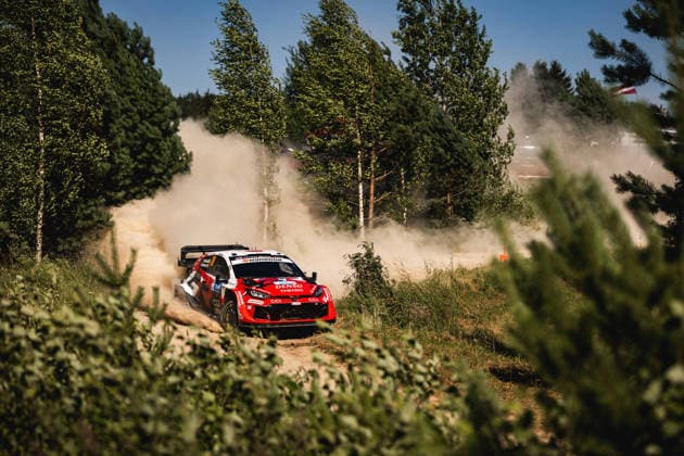 AUTO - WRC, Motorsport Rallye, WM - RALLY ESTONIA 2026 18 Takamoto KATSUTA, Aaron JOHNSTON, TOYOTA GR Yaris Rally1, action during the 2026 Rally Estonia, 8th round of the 2026 WRC WORLD RALLY CAR CHAMPIONSHIP, from July 16 to 29, 2026 at Tartu, Estonia - TartuEstonia  Copyright: xNikosxKatikisx