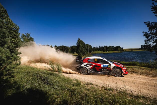 AUTO - WRC, Motorsport Rallye, WM - RALLY ESTONIA 2026 99 Oliver SOLBERG, Elliott EDMONDSON, TOYOTA GR Yaris Rally1, action during the 2026 Rally Estonia, 8th round of the 2026 WRC WORLD RALLY CAR CHAMPIONSHIP, from July 16 to 29, 2026 at Tartu, Estonia - TartuEstonia  Copyright: xNikosxKatikisx