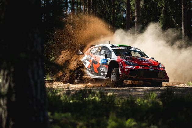 AUTO - WRC, Motorsport Rallye, WM - RALLY ESTONIA 2026 33 Elfyn EVANS, Scott MARTIN, TOYOTA GR Yaris Rally1, action during the 2026 Rally Estonia, 8th round of the 2026 WRC WORLD RALLY CAR CHAMPIONSHIP, from July 16 to 29, 2026 at Tartu, Estonia - TartuEstonia  Copyright: xNikosxKatikisx